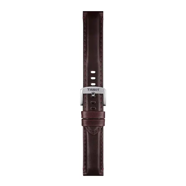 Hnědý kožený řemínek Tissot 20mm T852.046.836