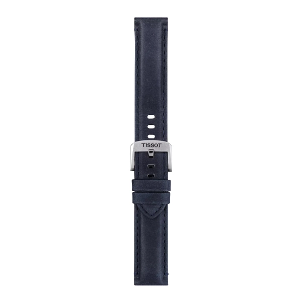 Modrý kožený řemínek Tissot 20 mm T852.046.831