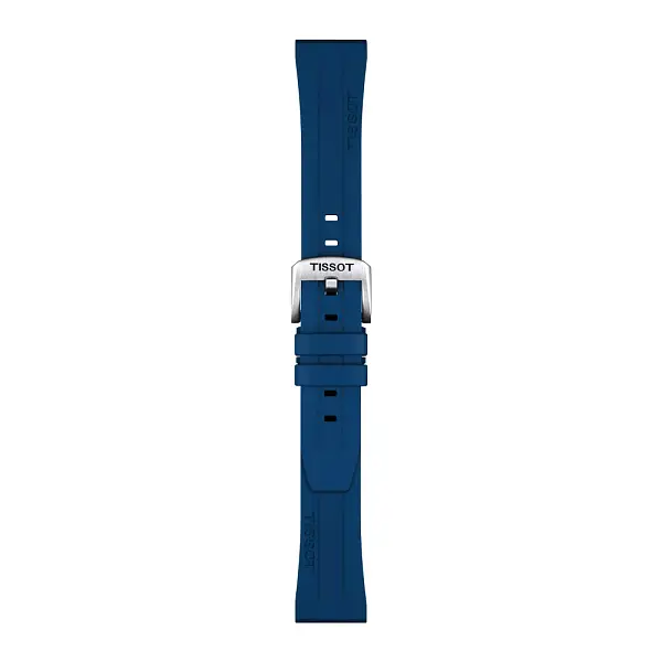 Modrý pryžový řemínek Tissot 20mm T852.044.837
