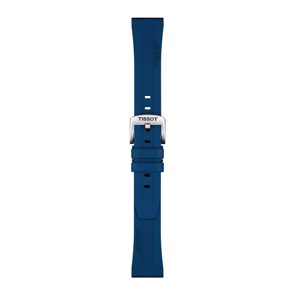 Modrý pryžový řemínek Tissot 20mm T852.044.837
