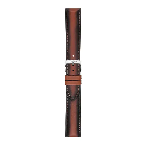 Hnědý kožený remínek Tissot 20mm T852.046.842