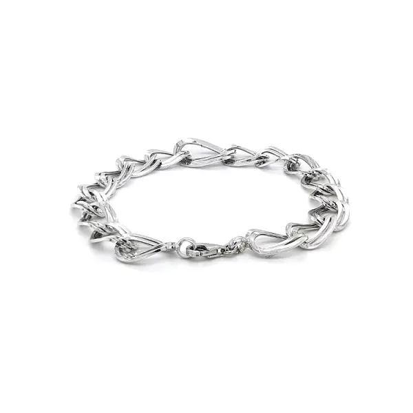 Elegantní dámský náramek z bílého zlata