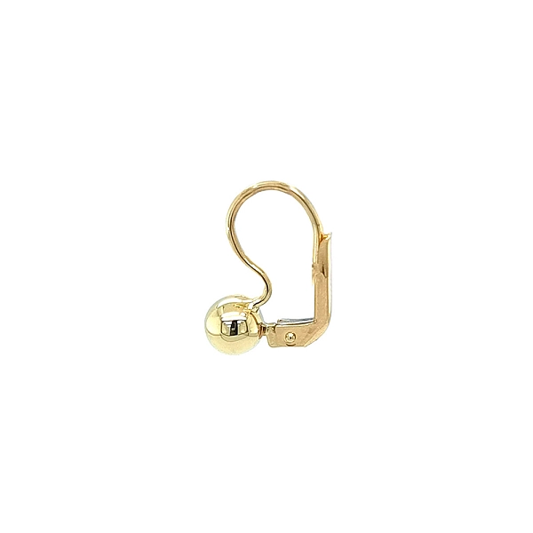 Elegant gold ball earrings