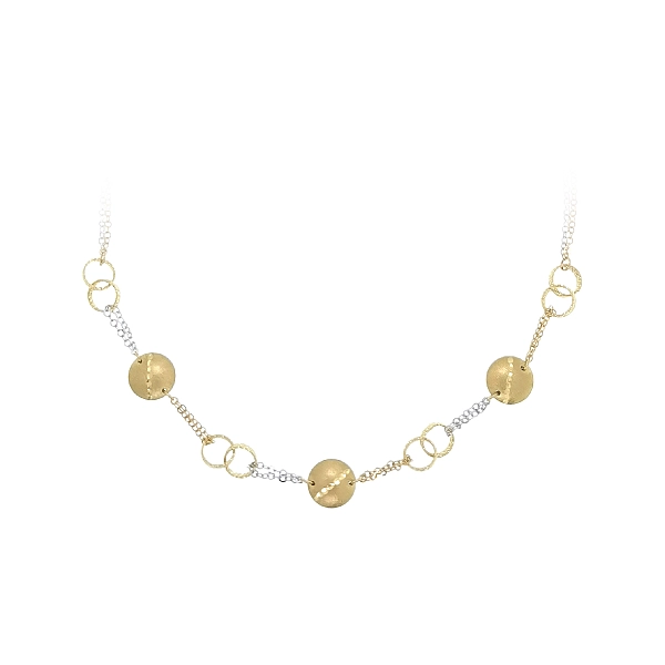 Exclusive Women’s Gold Necklace with Circular Motifs