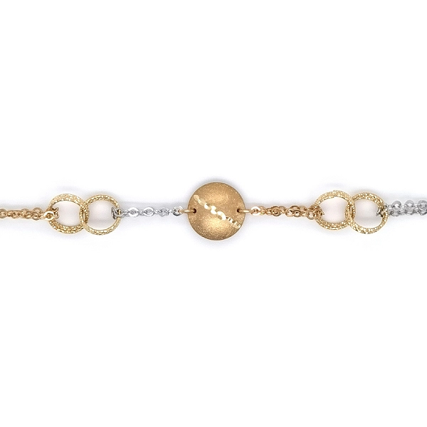 Exclusive Women’s Gold Necklace with Circular Motifs