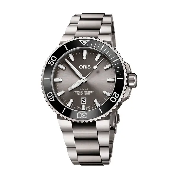 Oris Aquis Titanium Date 01 733 7730 7153-07 8 24 15PEB