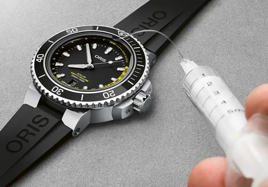 Oris Aquis Depth Gauge 01 733 7755 4154-Set RS