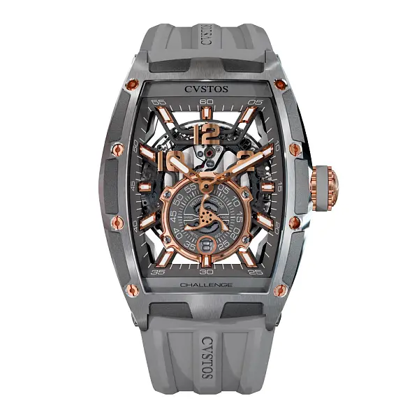 Cvstos Jetliner Challenge Jetliner PS Titanium/Grey Dial/5N Comp A00103. 4114001