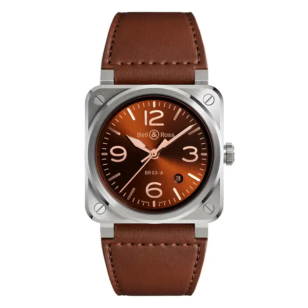 Bell & Ross New BR 03 Golden Heritage BR03A-GH-ST/SCA