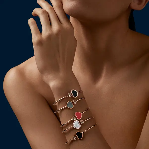 Zlatý Náramek Chopard Happy Hearts 857482-5203