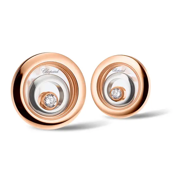 Zlaté Náušnice Chopard Happy Spirit 848230-9001