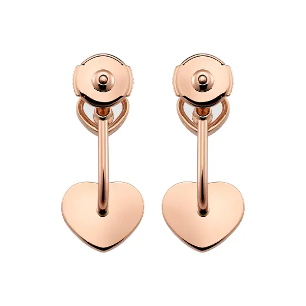 Zlaté Náušnice Chopard Happy Hearts 83A082-5801