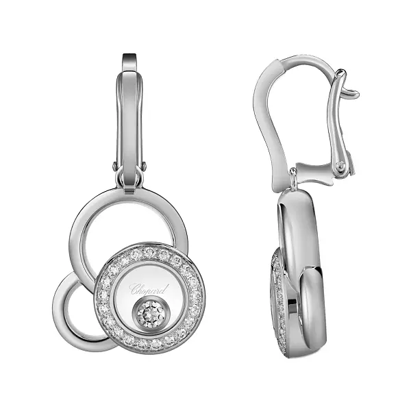 Zlaté Náušnice Chopard Happy Diamonds 839769-1002