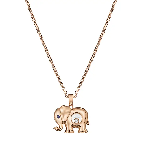Zlatý Přívěsek Chopard Happy Diamonds Elephant 79A189-5001