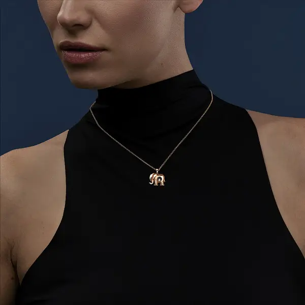 Zlatý Přívěsek Chopard Happy Diamonds Elephant 79A189-5001