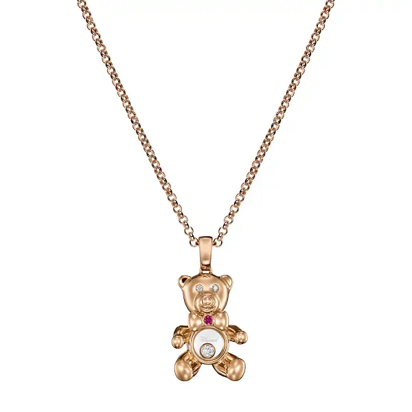Zlatý Přívěsek Chopard Happy Diamonds Teddy Bear 79A188-5001