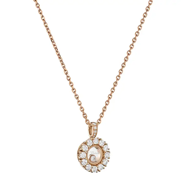 Zlatý Přívěsek Chopard Happy Diamonds 79A609-5001