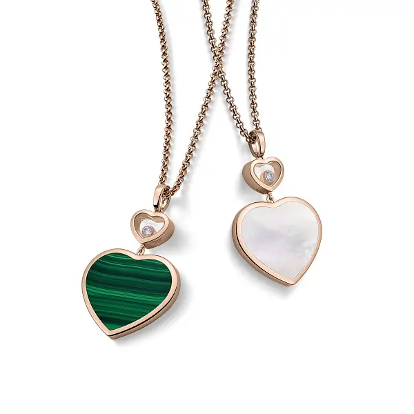 Zlatý Přívěsek Chopard Happy Hearts 79A075-5301