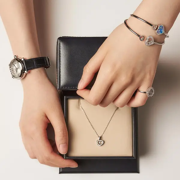 Zlatý Náramek Chopard Happy Diamonds 85A614-1202