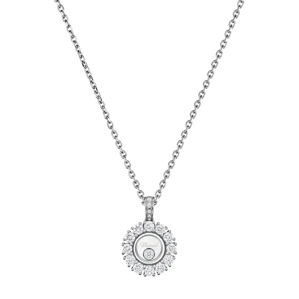 Zlatý Náhrdelník Chopard Happy Diamonds 79A609-1001