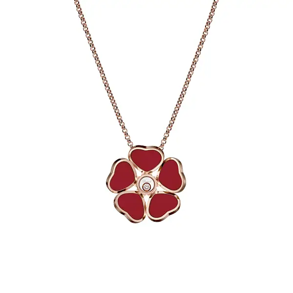 Zlatý Přívěsek Chopard Happy Hearts 79A085-5811