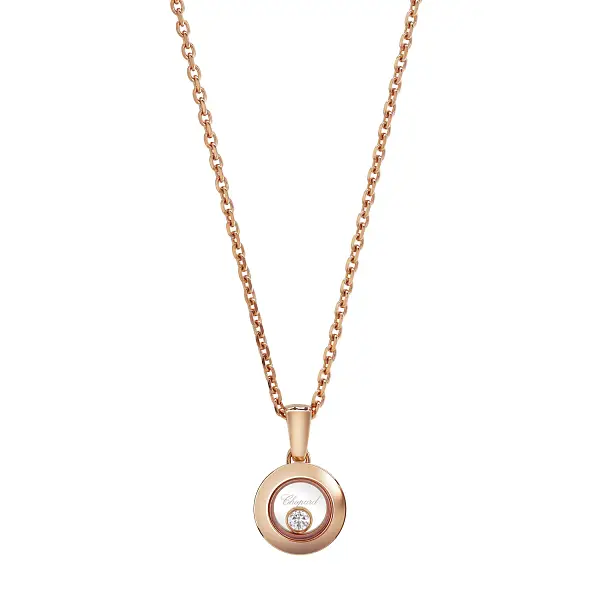 Zlatý Přívěsek Chopard Happy Diamonds 79A017-5001