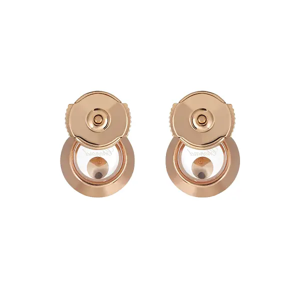 Zlaté Náušnice Chopard Happy Diamonds 83A017-5001