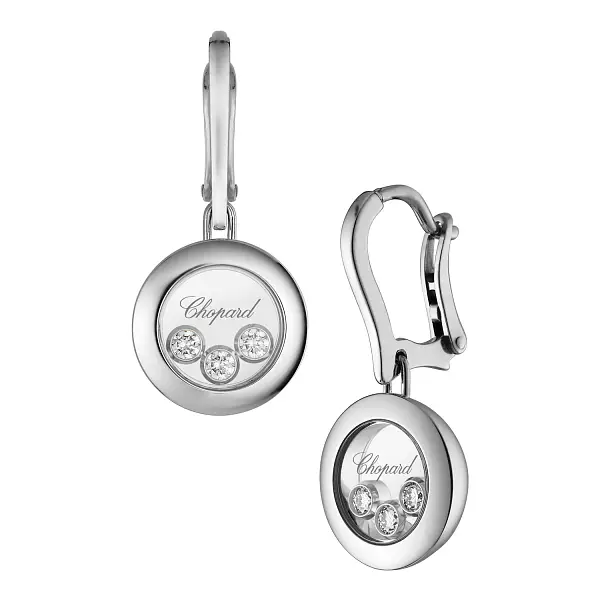 Zlaté Náušnice Chopard Happy Diamonds 83A018-1301