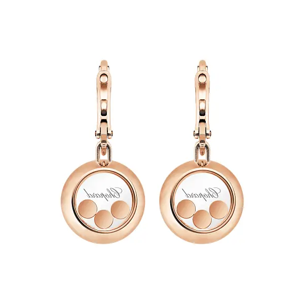 Zlaté Náušnice Chopard Happy Diamonds 83A018-5301