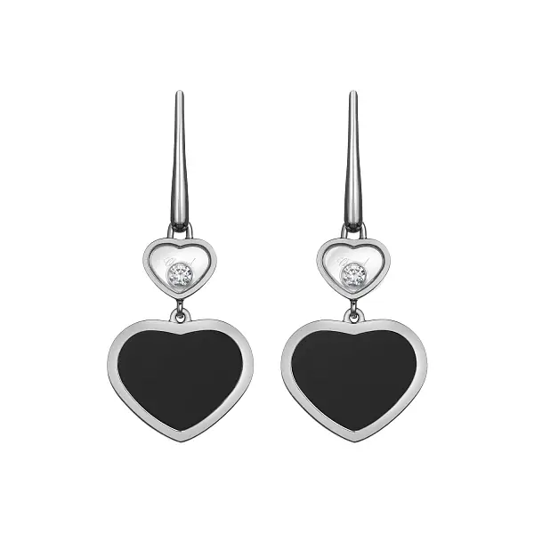 Zlaté Náušnice Chopard Happy Hearts 837482-1210
