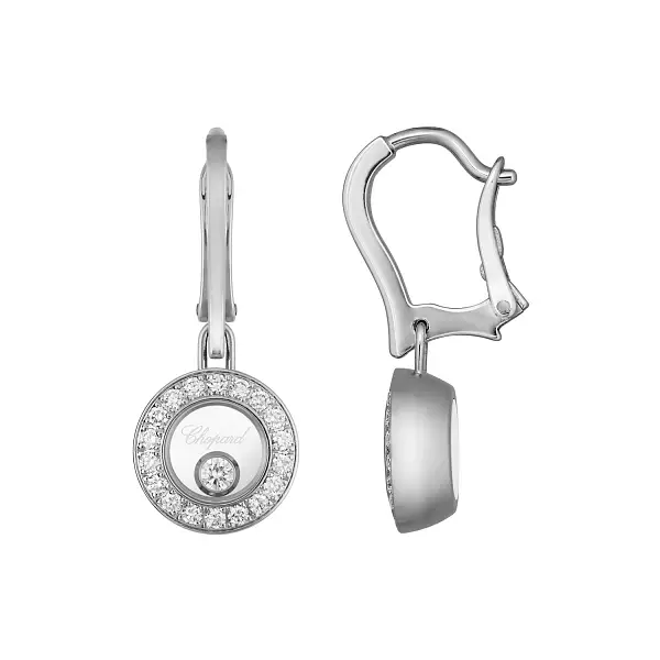 Zlaté Náušnice Chopard Happy Diamonds 83A017-1401