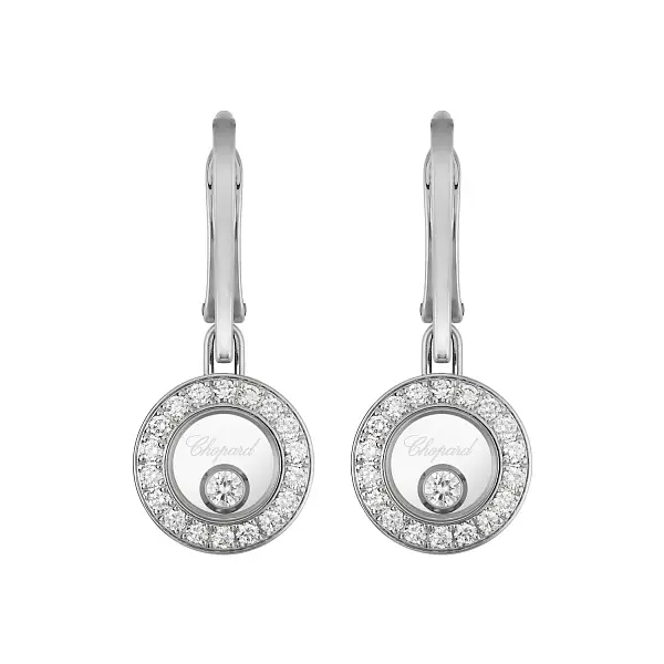 Zlaté Náušnice Chopard Happy Diamonds 83A017-1401