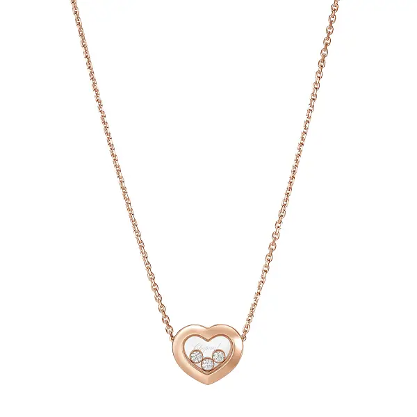 Zlatý Náhrdelník Chopard Happy Diamonds 81A611-5001