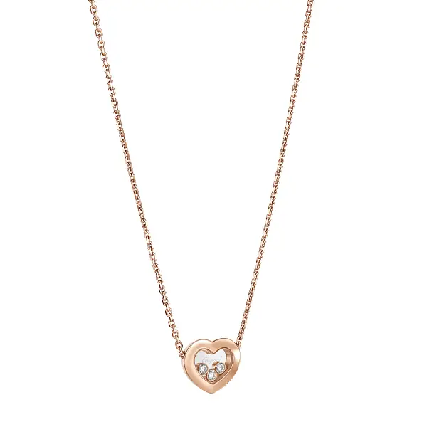 Zlatý Náhrdelník Chopard Happy Diamonds 81A611-5001