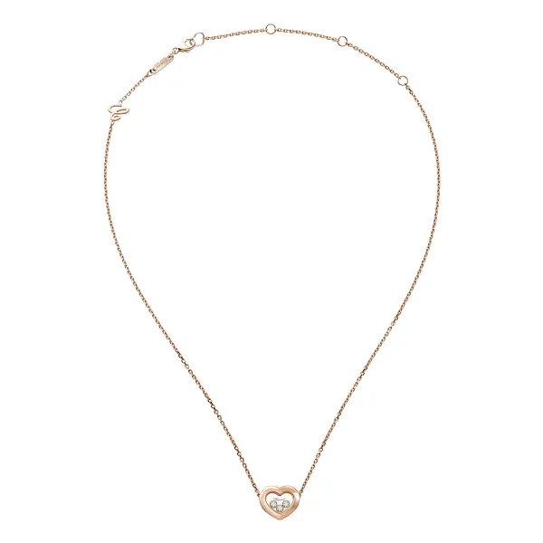 Zlatý Náhrdelník Chopard Happy Diamonds 81A611-5001