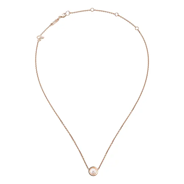 Zlatý Náhrdelník Chopard Happy Diamonds 81A017-5001