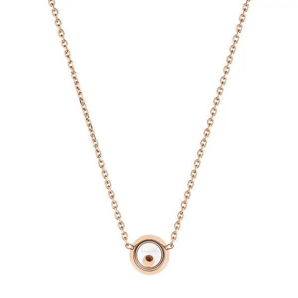 Zlatý Náhrdelník Chopard Happy Diamonds 81A017-5001