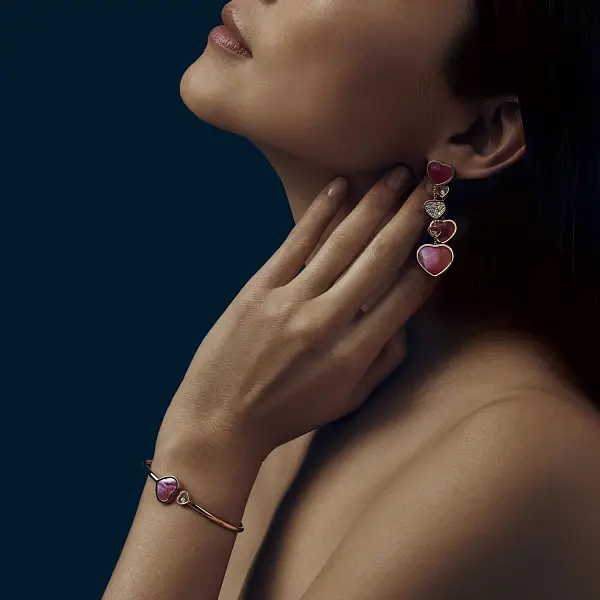 Zlatý Náramek Chopard Happy Hearts 857482-5706