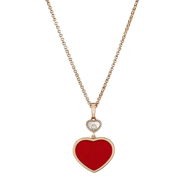 Zlatý Přívěsek Chopard Happy Hearts 797482-5801