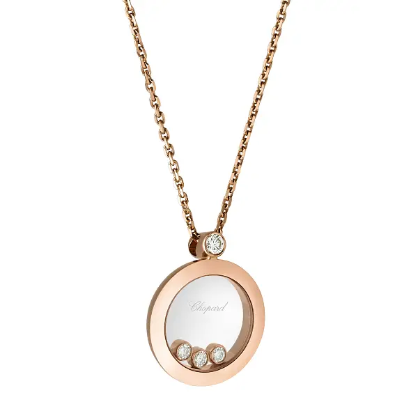 Zlatý Přívěsek Chopard Happy Diamonds 793929-5201