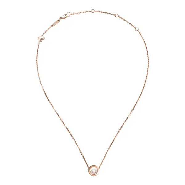 Zlatý Náhrdelník Chopard Happy Diamonds 81A018-5001