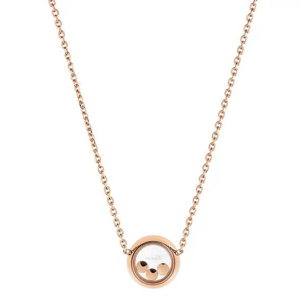 Zlatý Náhrdelník Chopard Happy Diamonds 81A018-5001