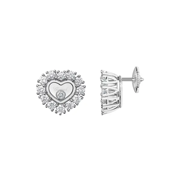 Zlaté Náušnice Chopard Happy Diamonds 83A616-1001