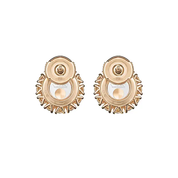 Zlaté Náušnice Chopard Happy Hearts 83A609-5001