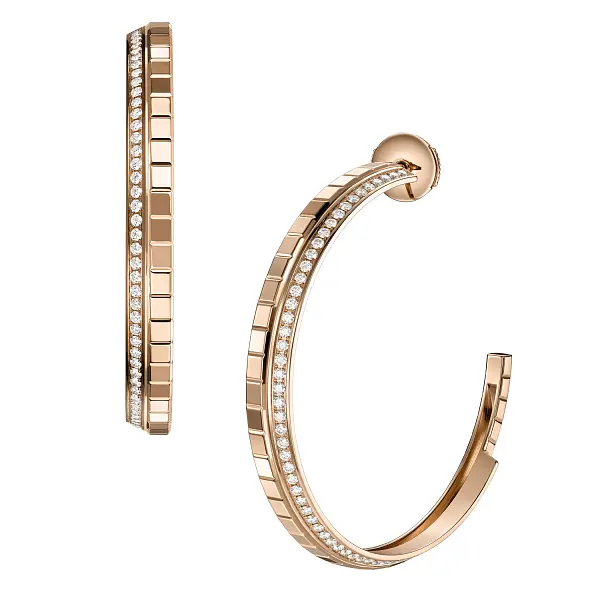 Zlaté Náušnice Chopard Ice Cube 837008-5002