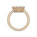 Zlatý Prsten Chopard Happy Diamonds 82A609-5000