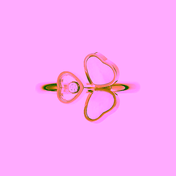 Gold Ring Chopard Happy Hearts 82A083-5300