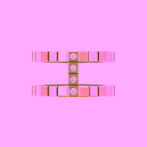 Gold Ring Chopard Ice Cube 827006-5003