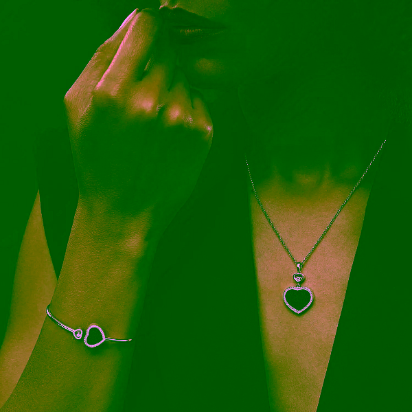 Zlatý Náramek Chopard Happy Hearts 85A074-1510