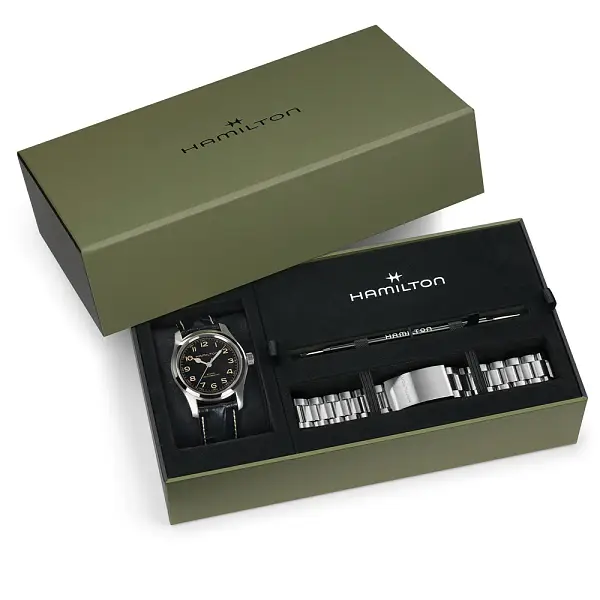 Hamilton Khaki Field Murph Auto Bracelet Bundle H70605732